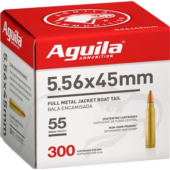 Aguila 5.56x45mm 55gr Fmj - 300rd 4bx/cs