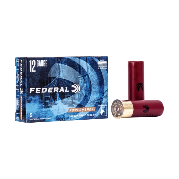 Federal 12ga 3" 1 1/4oz - 5rd 50bx/cs Rifled Slugs