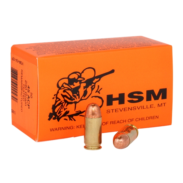 Hsm Training, Hsm 45a12r       45acp   230 Fmj Remanuf     50/20