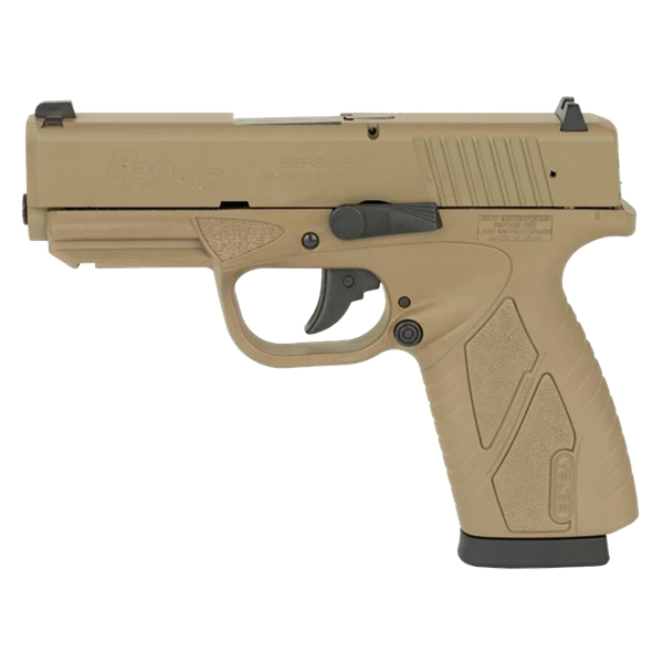 Bersa Bpcc, Bersa Bp9fdeccbp Cc 9mm Matte W/fde Frame   8rd