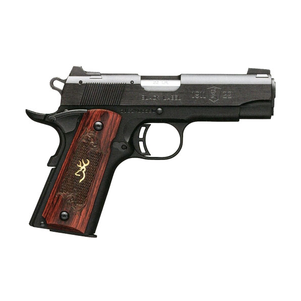 Browning 1911-22 Medallion - Compact 22lr 3.6"fs Blk/rswd