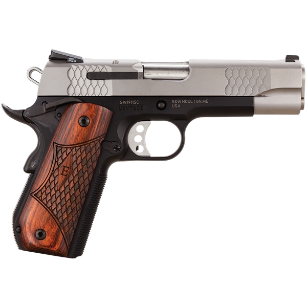 Smith and Wesson Sw1911sc 45a 4.25" Ss Ns E-ser