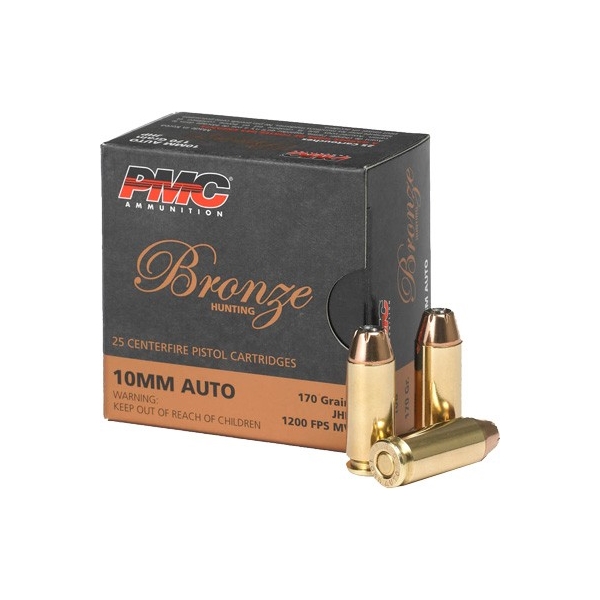 Pmc 10mm Auto 170gr Jhp - 25rd 20bx/cs