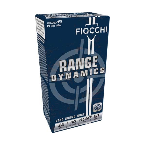 Fiocchi 22lr 40gr Lead Rn - 50rd 100bx/cs 1050fps