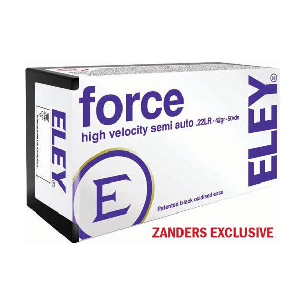 Eley Force 22lr 42gr Rn - 50rd 100bx/cs