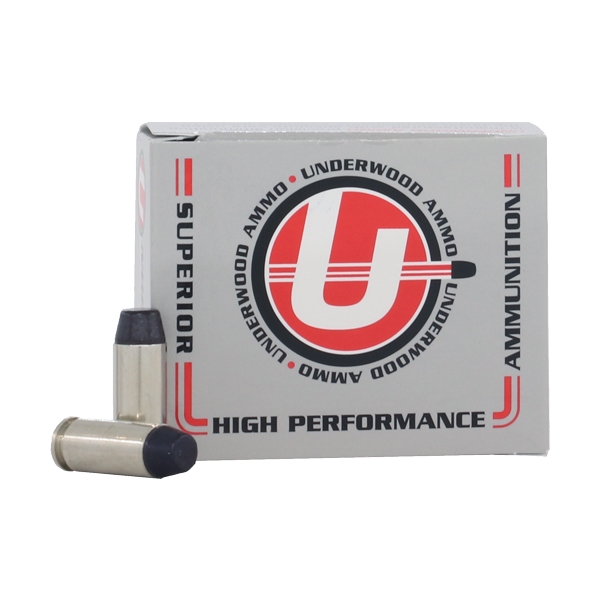 Underwood 10mm Auto 220gr - 20rd 10bx/cs Hard Cast Lead Fn