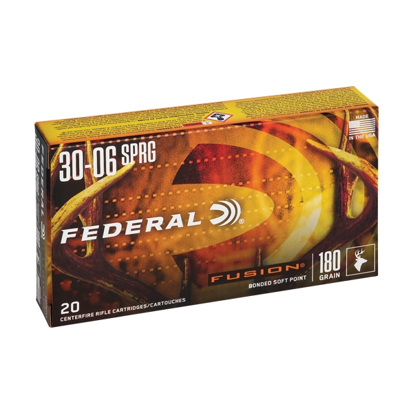 Federal Fusion 30-06 180gr - 20rd 10bx/cs Fusion