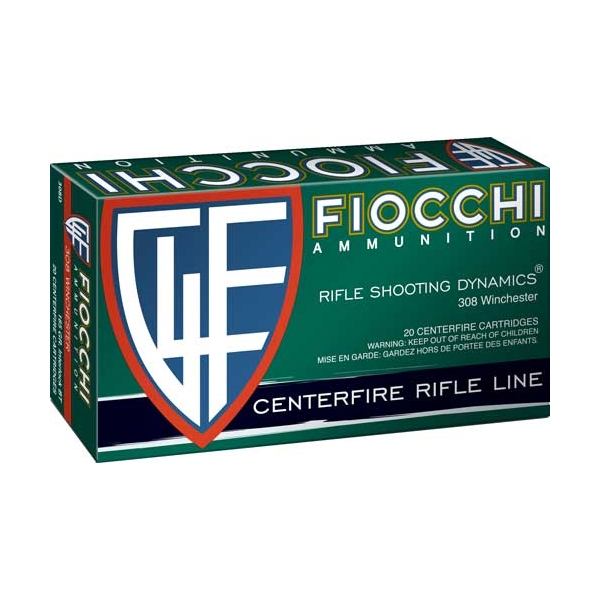 Fiocchi 308 Win 165gr Psp - 20rd 10bx/cs