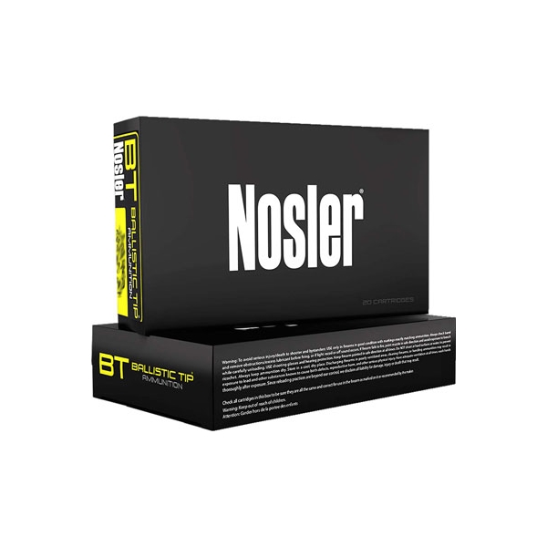 Nosler Bt 6.5cm 140gr - 20rd 10bx/cs Ballistic Tip