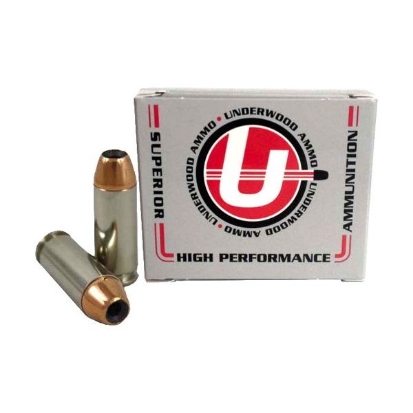 Underwood 10mm Auto 180gr Jhp - 20rd 10bx/cs