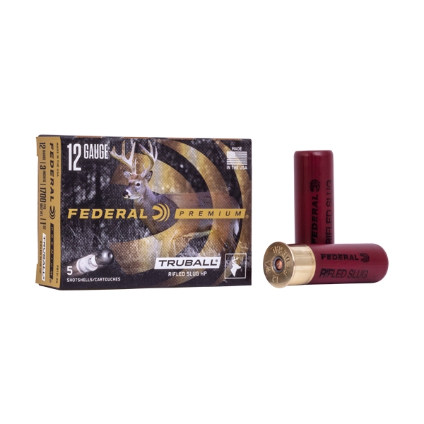 Federal Truball Slug 12ga 3" - 5rd 50bx/cs 1800fps 1oz