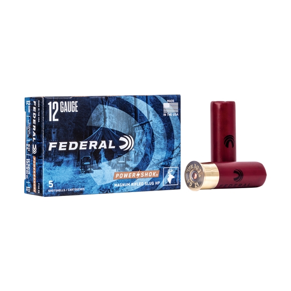 Federal 12ga 2 3/4" 1 1/4oz - 5rd 50bx/cs Slug