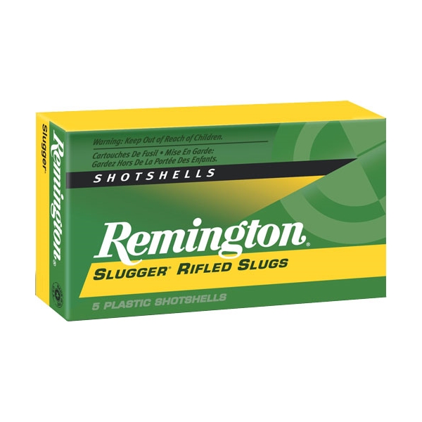 Remington Slugger 12ga 2.75" - 15rd 5bx/cs 1oz Rifled Slug