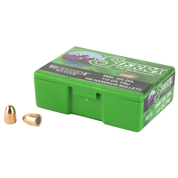 Sierra Tournament Mstr 9mm 115gr Fmj