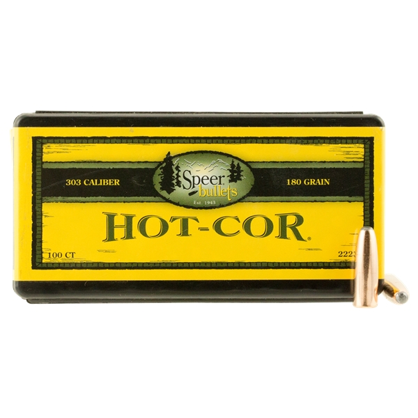 Speer Bullets Hot-cor, Speer 2223 Bull .311 180 Rn        100