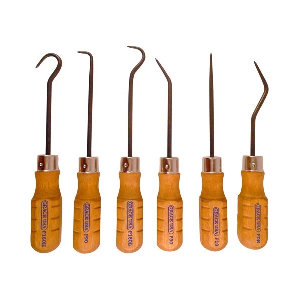 Grace Usa Hook & Pick Set - Set Of 6 Steel