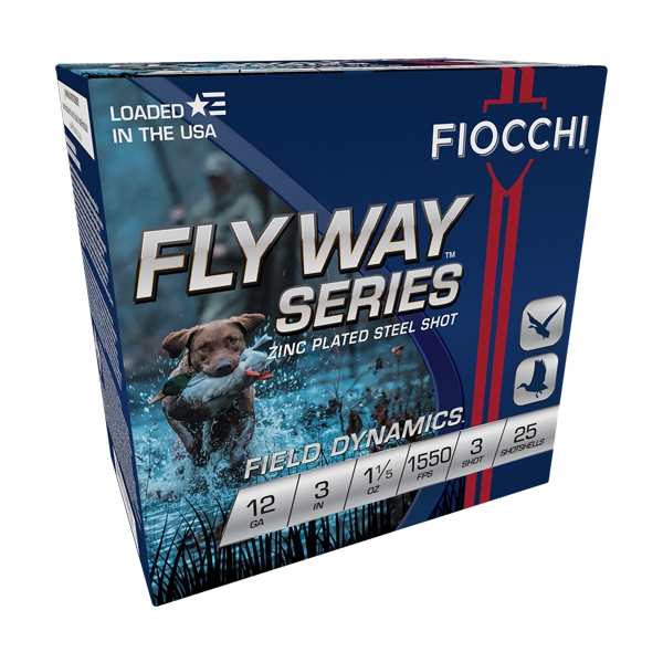 Fiocchi Flyway 12ga 3" #3 - 25rd 10bx/cs 1550fps 1-1/5oz