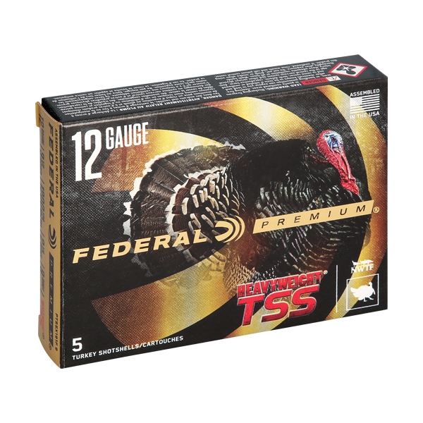 Federal Heavyweight Tss 12ga - 5rd 10bx/cs 3.5" 2 1/4oz #9