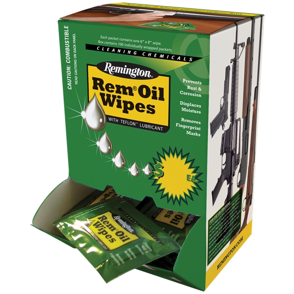 Remington Accessories Rem Oil, Rem 18471 Rem-oil  Wipes Indivdually Packed 300ct