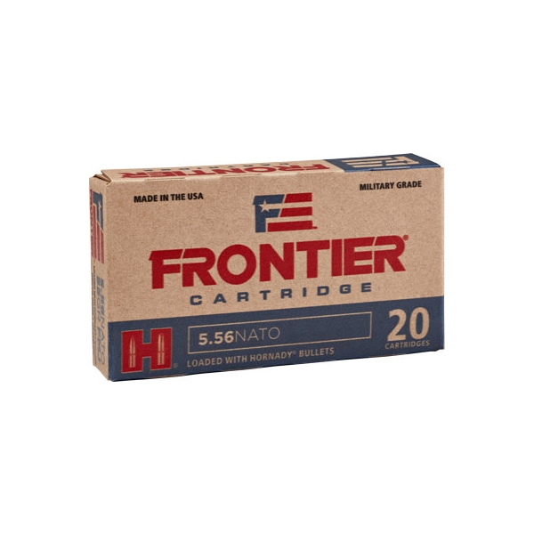 Frontier 5.56mm Nato 55gr Fmj - 20rd 25bx/cs