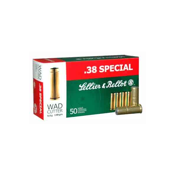 S&b 38 Special 148gr Lead - 50rd 24bx/cs Wadcutter