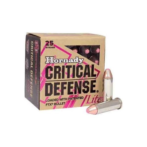 Hornady Critical Defense   .38 - 25rd 10bx/cs Special 90gr Ftx