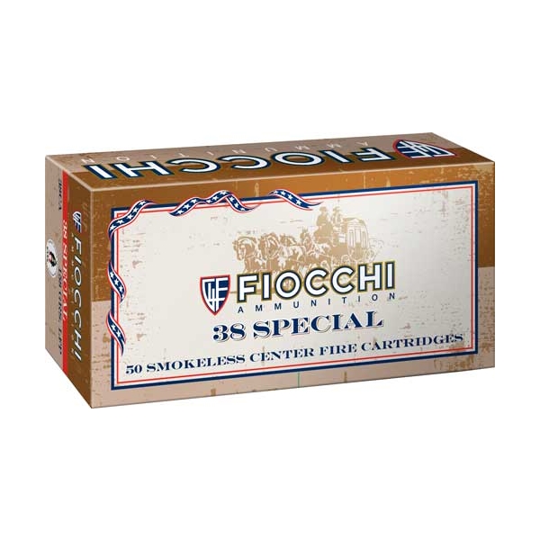 Fiocchi 38 Special 158gr Lfp - 50rd 10bx/cs