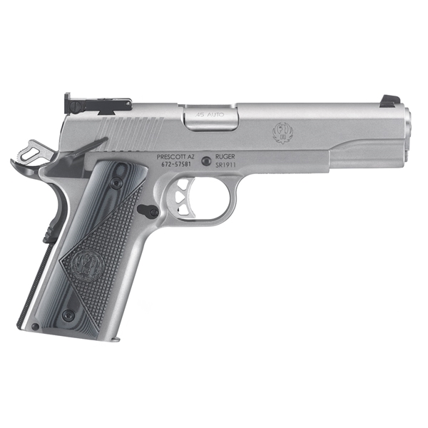 Ruger Sr1911 Target 45acp Ss/g10 5"