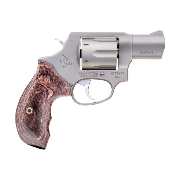 Taurus 856 .38spl 2" Fs 6-sh - Stainless Walnut