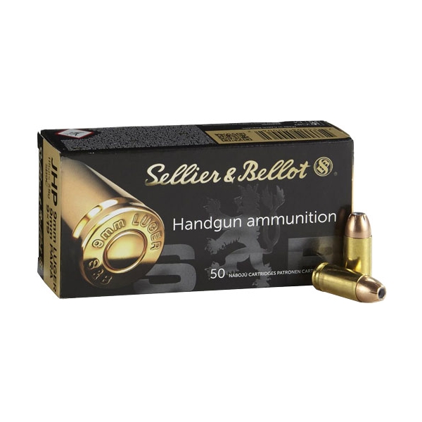 S&b 9mm Luger 124gr Jhp - 50rd 20bx/cs