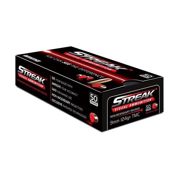 Ammo Inc 9mm 124gr Tmc Red - Streak 50rd 20bx/cs