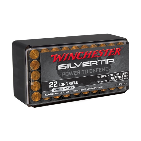 Winchester Silvertip 22lr - 50rd 40bx/cs 37gr Hp Silvertip