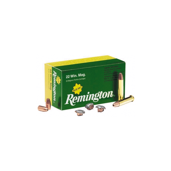 Remington 22 Wmr 40gr Jhp - 50rd 40bx/cs