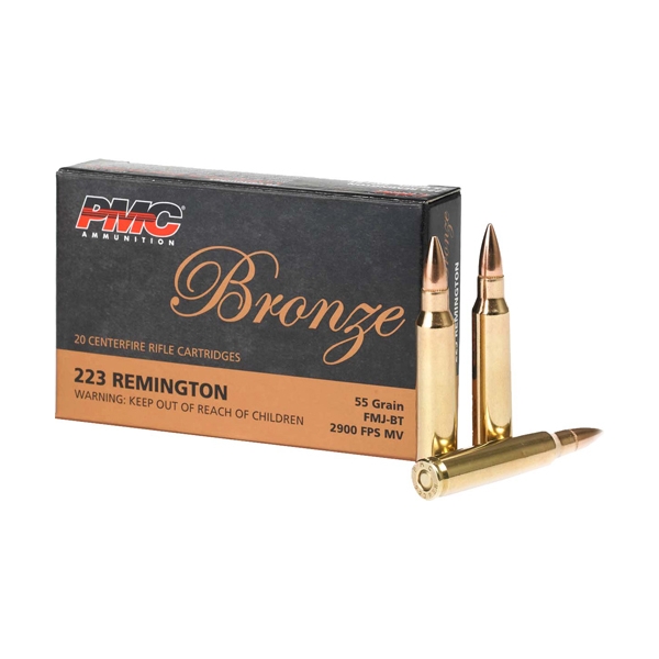 Pmc 223 Remington 55gr Fmj-bt - 20rd 50bx/cs