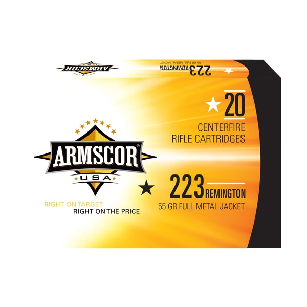 Armscor 223 Rem 55gr Fmj - 20rd 50bx/cs