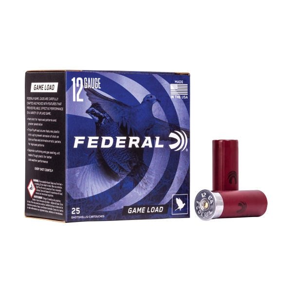 Federal Game Load 12ga 2.75" - 25rd 10bx/cs 1oz #7.5