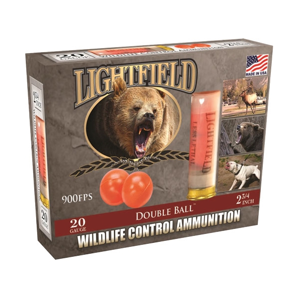 Lightfield 20ga 2-3/4" - 5rd 10bx/cs Double Ball