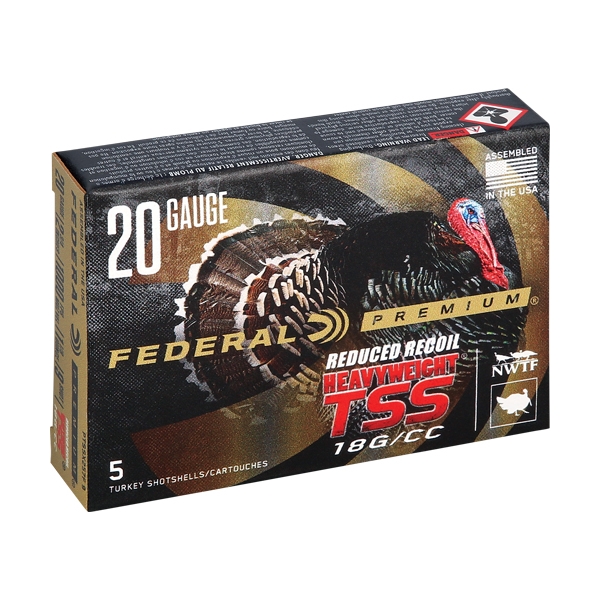 Federal Heavyweight Tss 20ga - 5rd 10bx/cs 2.75" 1 1/8oz #9