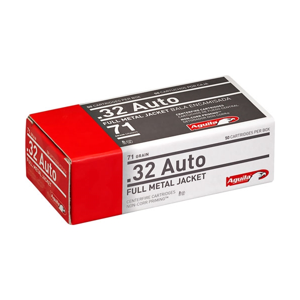 Aguila 32 Acp 71gr Fmj-rn - 50rd 20bx/cs