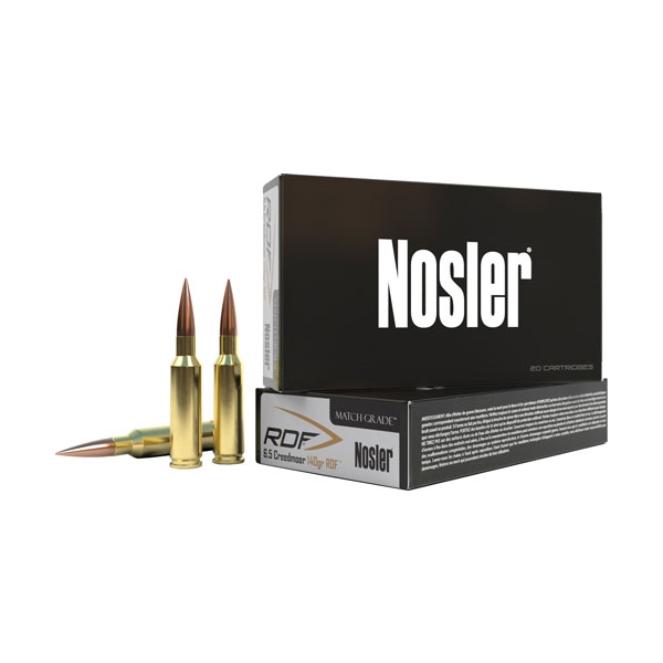 Nosler 6.5cm 140gr Rdf Hpbt - 20rd 10bx/cs Match Grade