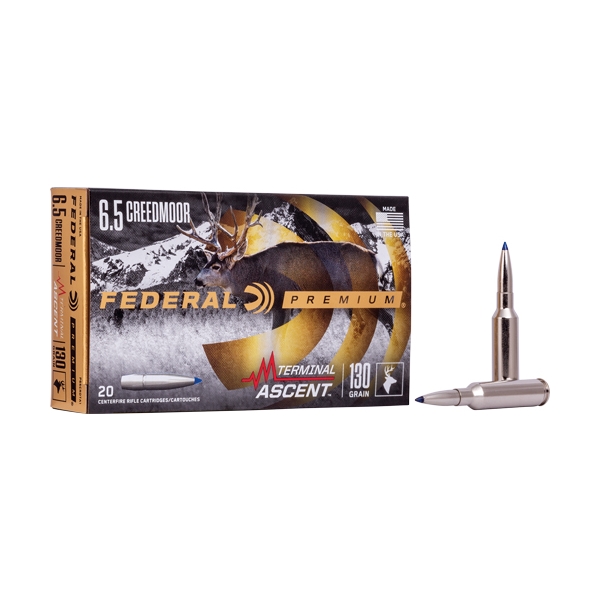 Federal 6.5 Cm 130gr Terminal - 20rd 10bx/cs Ascent