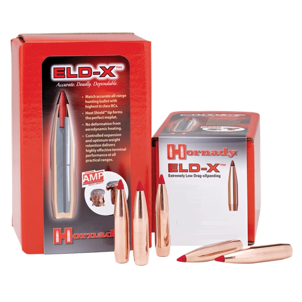 Hornady Eld-x, Horn 2635  Bull 6.5mm 143 Eld-x                100