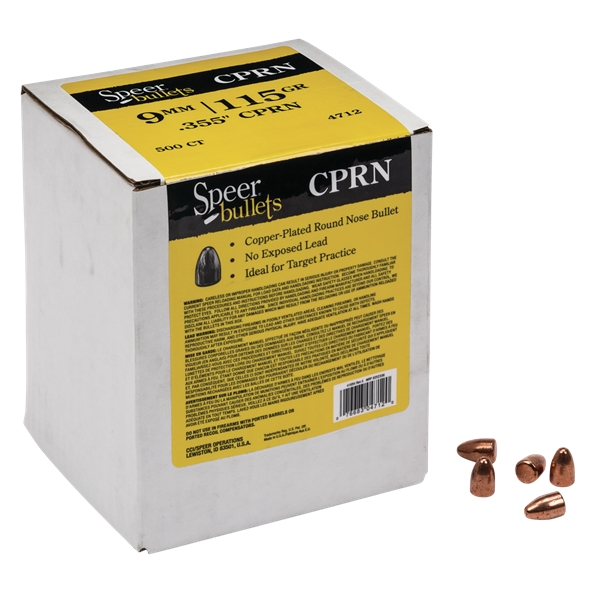 Speer Bullets Handgun, Speer 4712 Bull .355 115 Cprn      500