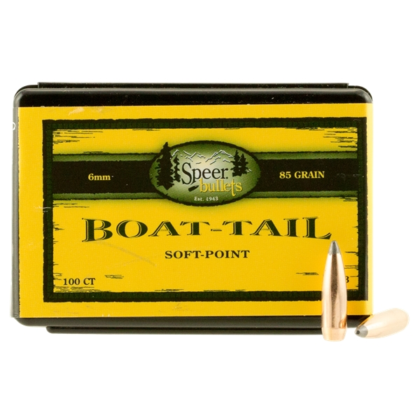 Speer Bullets Boat-tail, Speer 1213 Bull .243  85 Sptzbt    100