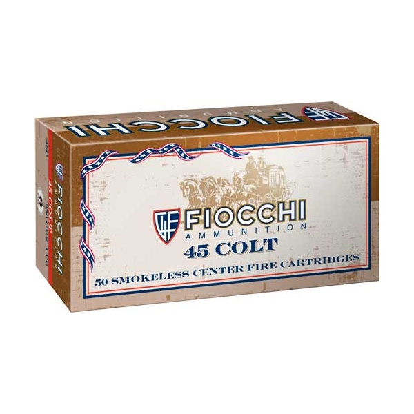 Fiocchi 45 Long Colt 250gr - 50rd 10bx/cs Lead Rn Fp