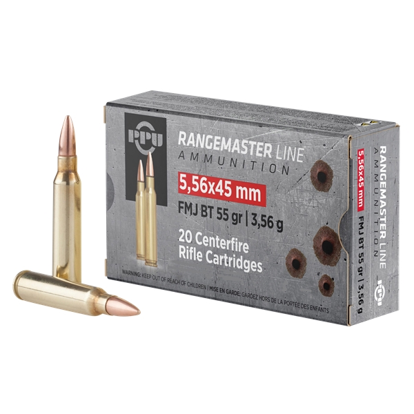 Ppu Rangemaster, Ppu Pprm5561m   5.56x45  55 Fmjbt Rngmstr  1000 Rd