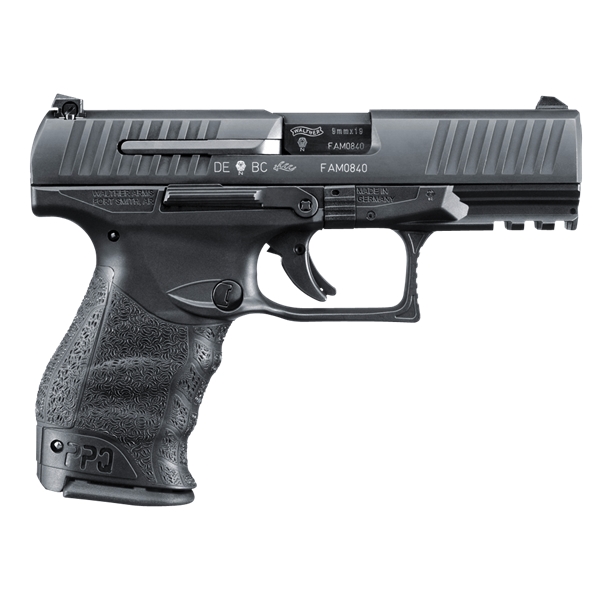 Walther Arms Ppq, Wal 2807077 Ppq M2    45    4in Blk    10rd