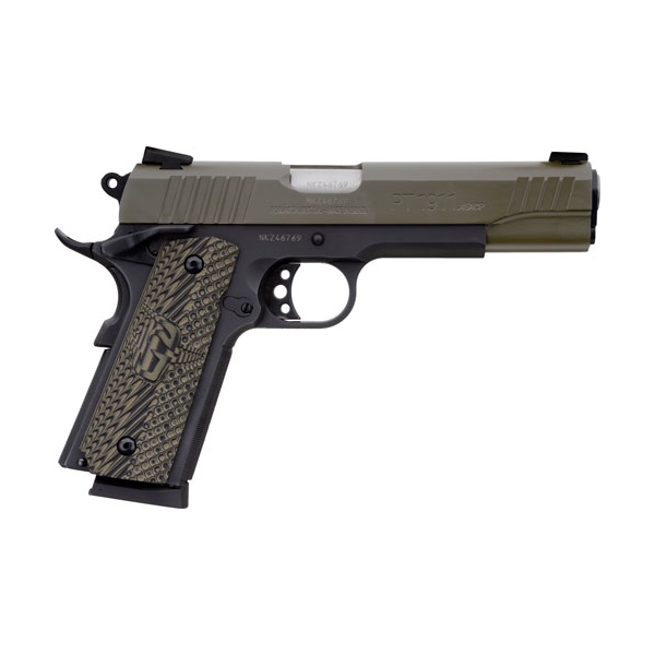 Taurus 1911 .45acp 5" Fs 8-sh - Mt Black Cerakote Green Slide<