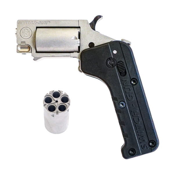 Stand Mfg Switch Gun 22 Mag/lr - 5 Shot Stainless Can Be Folded