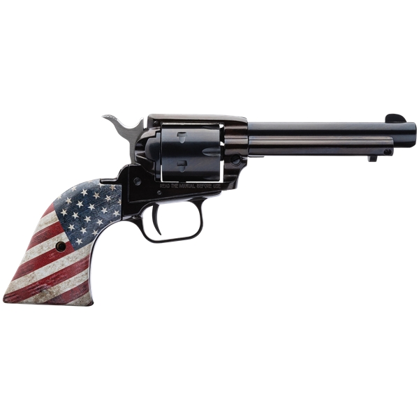 Heritage Mfg Rough Rider, Her Rr22b4usflag  22lr Single Cyl 4.75 6rd  Usflag